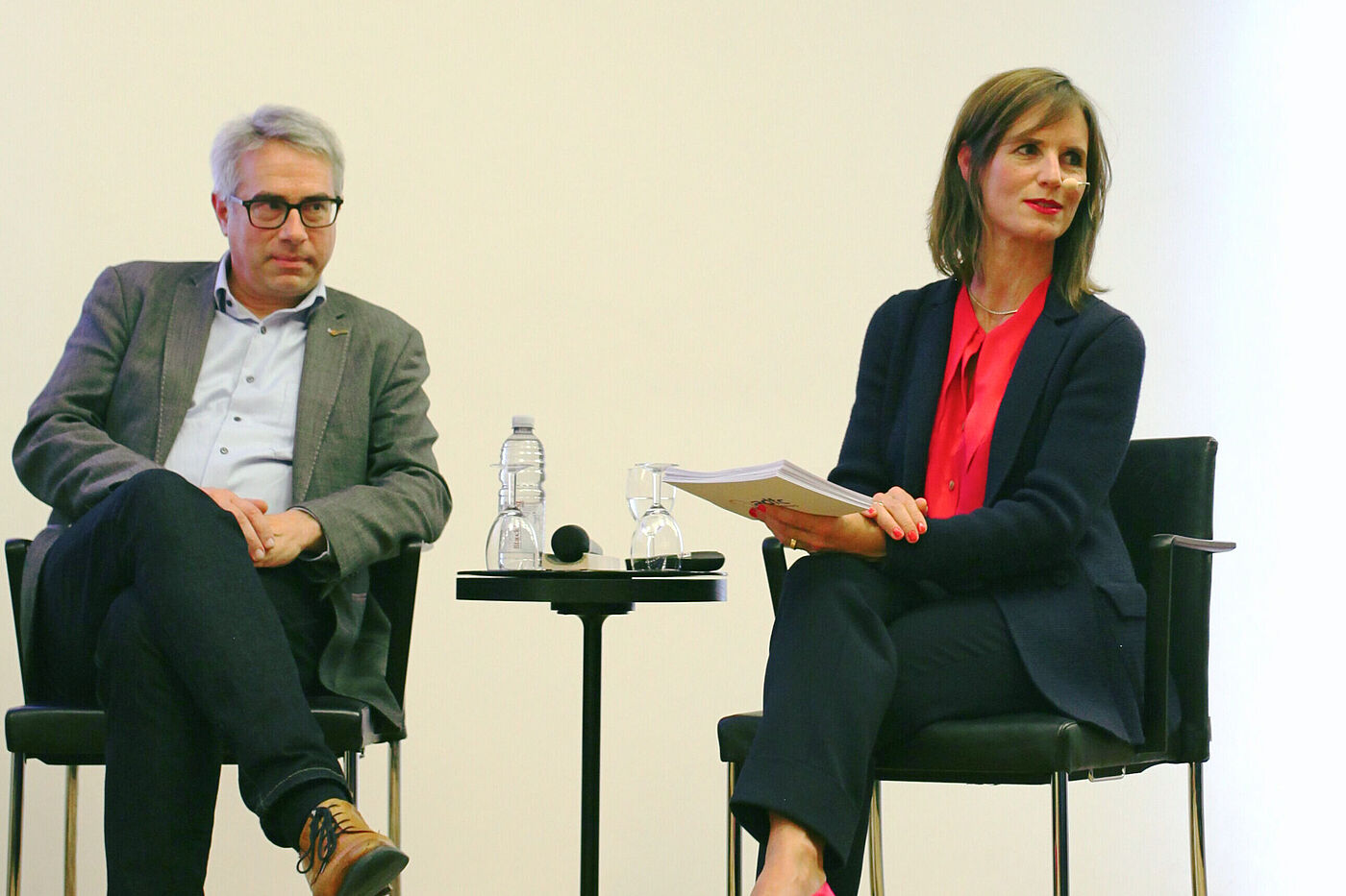 Podiumsdiskussion: Matthias Zimmermann (ADFC BW) & Juliane Langer (Moderation)