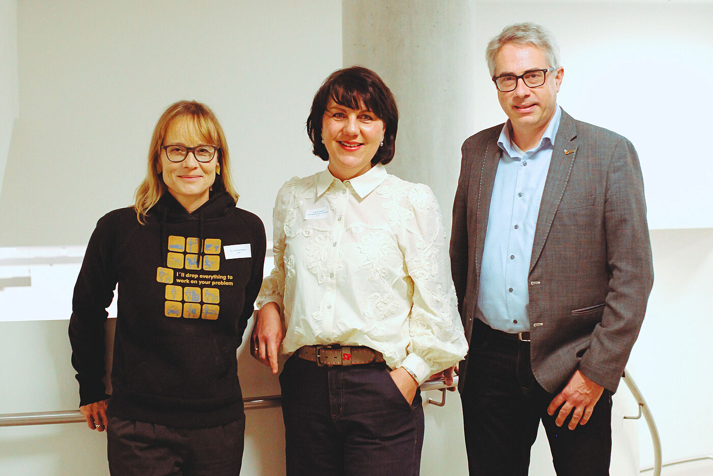 Dr. Andrea Möller (dwif), Ursula Teufel (Schwäbische Alb Tourismus) & Matthias Zimmermann (ADFC BW)