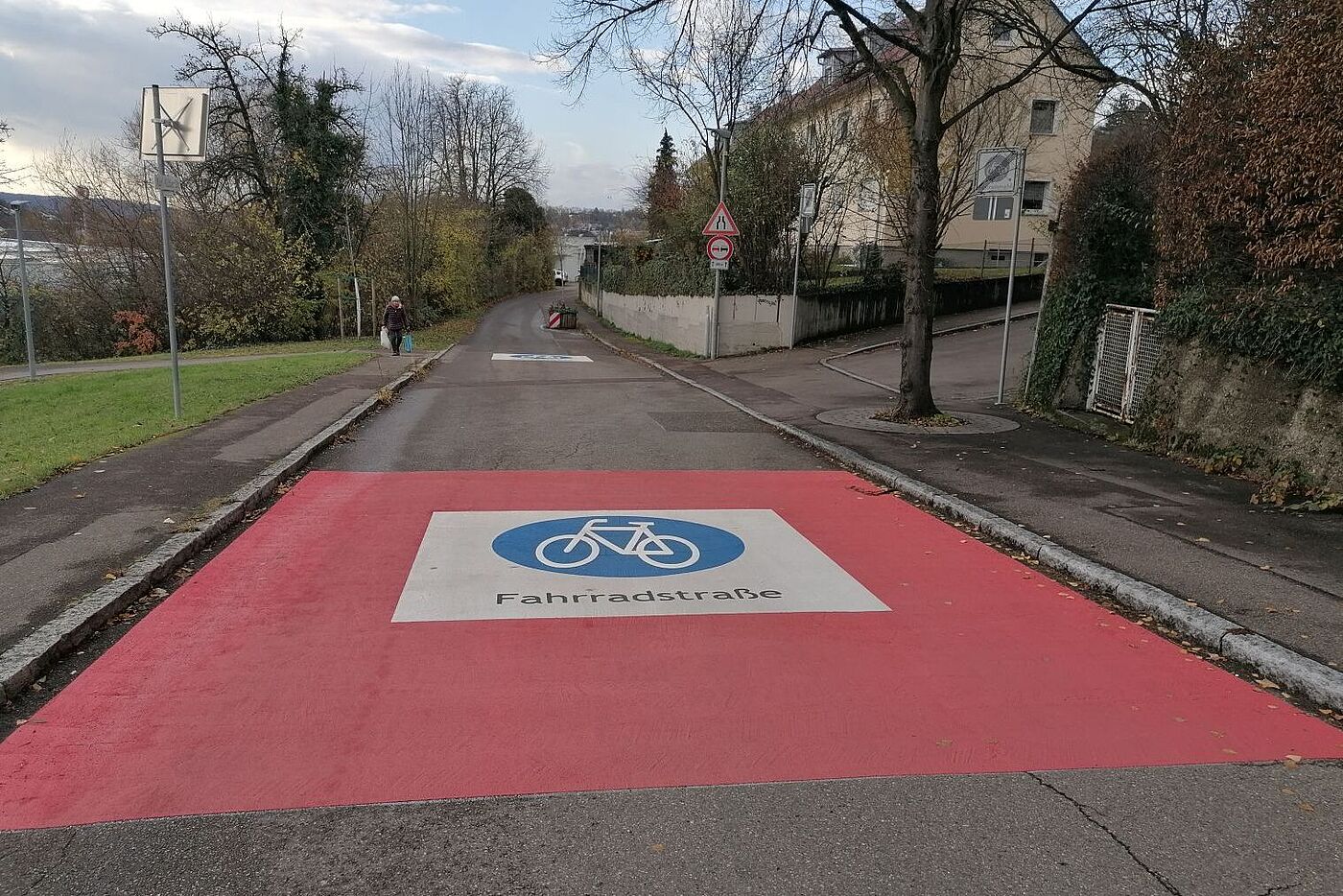 Fahrradstraße Karl-Kübler-Straße (Beginn bei Rappenstr.)