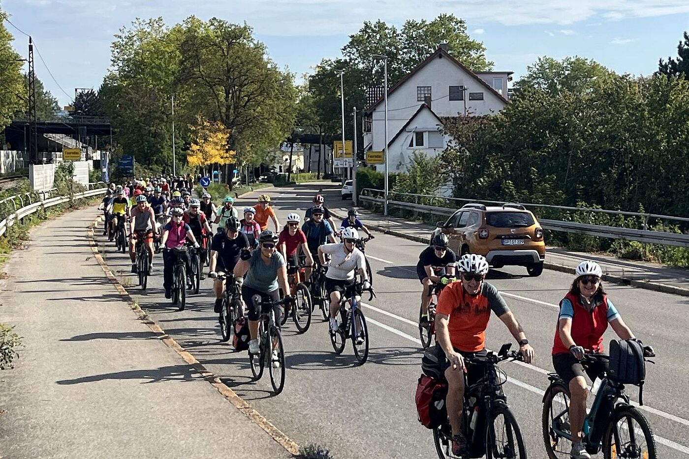 Sternfahrt 2025: Auf der alten B10 in Faurndau