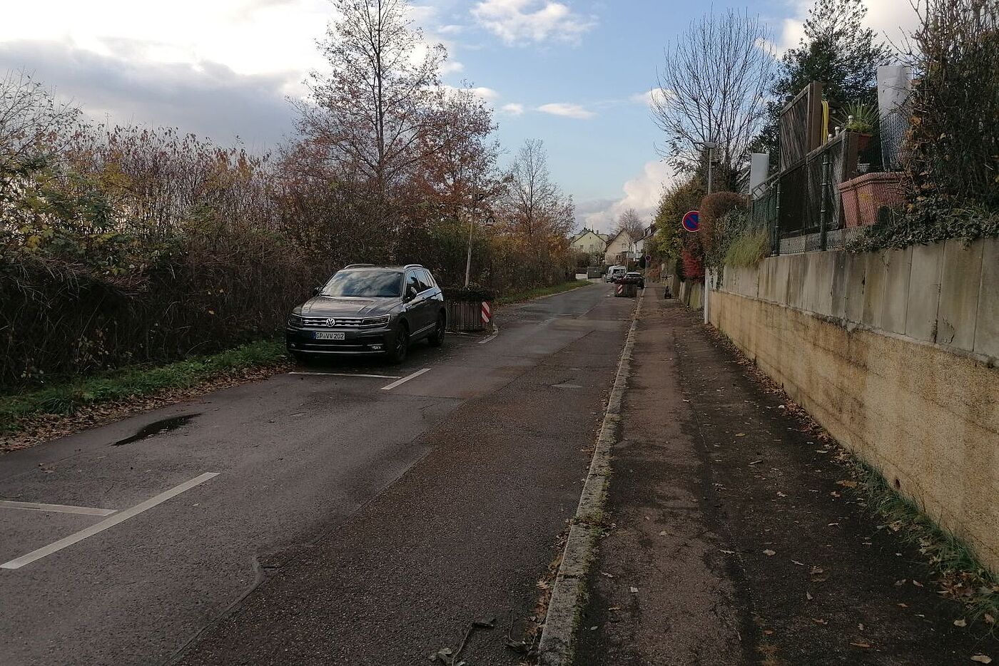 Fahrradstraße Karl-Kübler-Straße (alle 200 m Fahrradpiktogramme erforderlich)