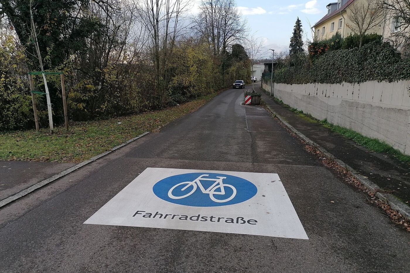 Fahrradstraße Karl-Kübler-Straße (Beginn bei Rappenstr.)