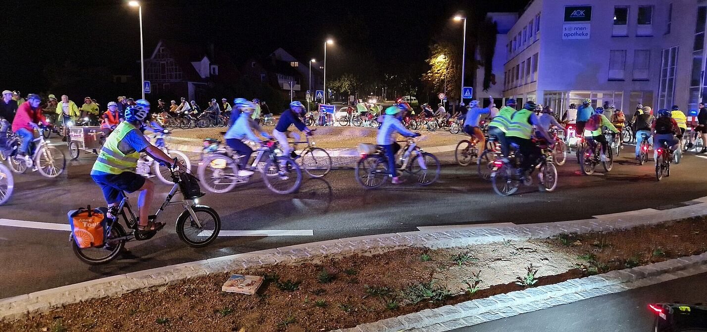 ADFC-BikeNight 2023 (im Eislinger "Hirschkreisel")