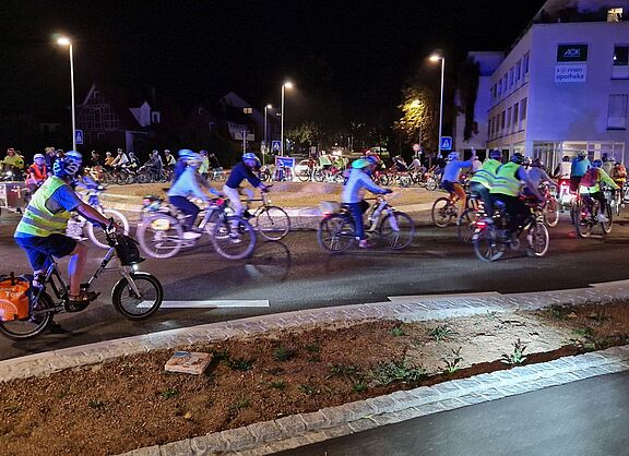 ADFC-BikeNight 2023 (im Eislinger "Hirschkreisel")