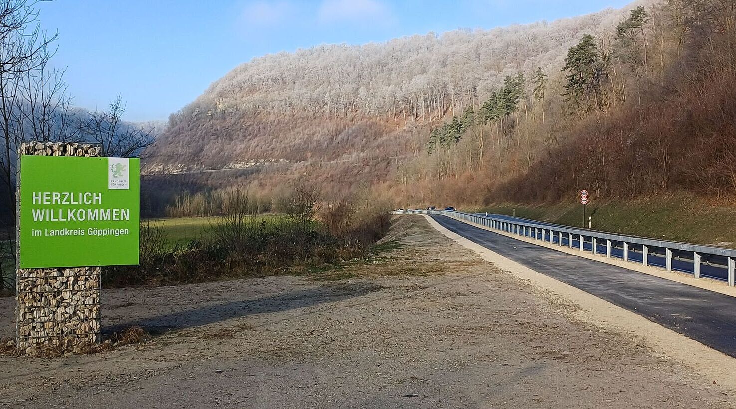 Radweg entlang B10 von Geislingen nach Amstetten