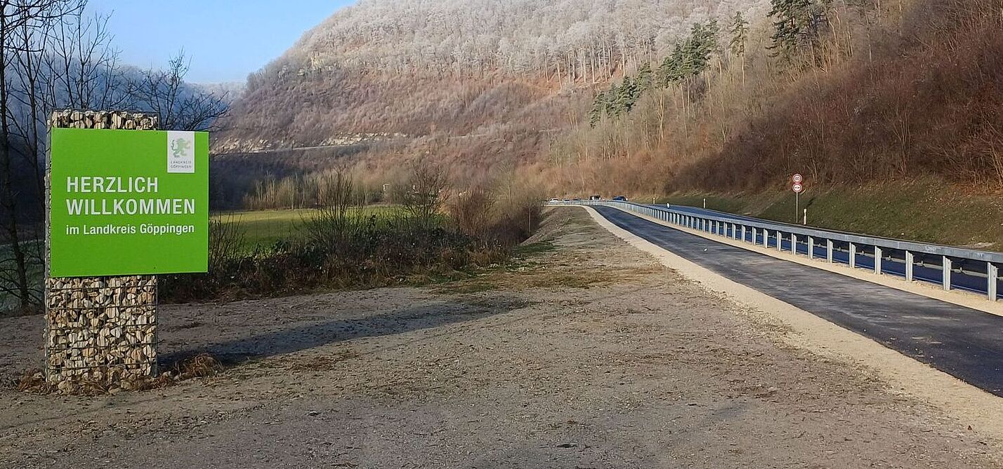 Radweg entlang B10 von Geislingen nach Amstetten Radweg entlang B10 von Geislingen nach Amstetten