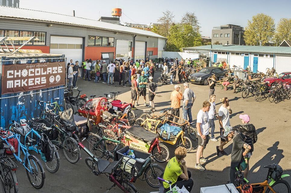 140 RadfahrerInnen bei den Chocolatemakers an Ostern 2019